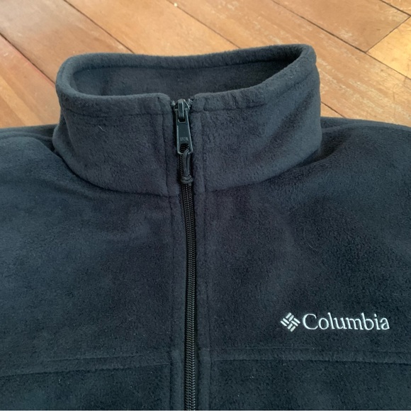 Columbia Full Zip Fleece Vest Black - Picture 5 of 10